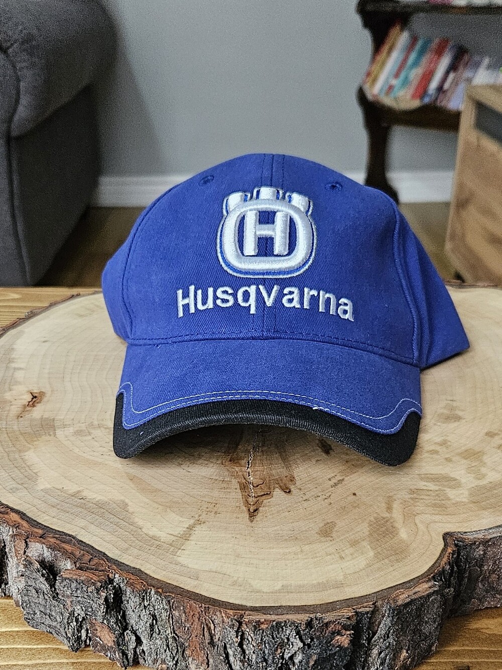 NWOT Husqvarna Blue Adjustable Embroidered Logo Cap